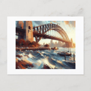 Sydney Harbour Bridge Australia Postcard