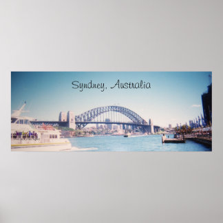 Sydney Harbour Bridge, Australia Poster