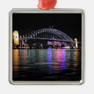 Sydney Harbour Bridge Metal Tree Decoration