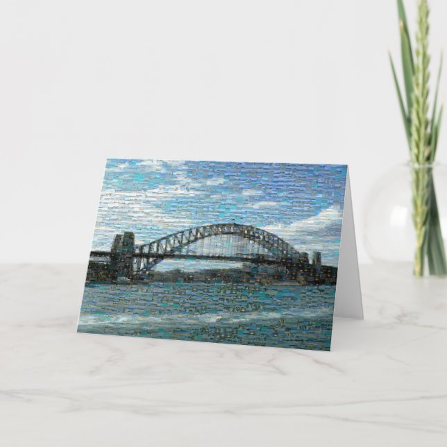 Sydney Harbour Bridge (Mosaic) Card (Front)