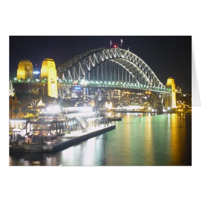 sydney harbour bridge night (Front Horizontal)
