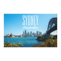 Sydney Harbour Bridge & Opera House Skyline