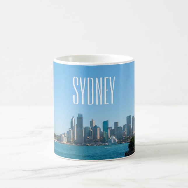 Sydney Harbour Bridge & Opera House Skyline Coffee Mug (Center)