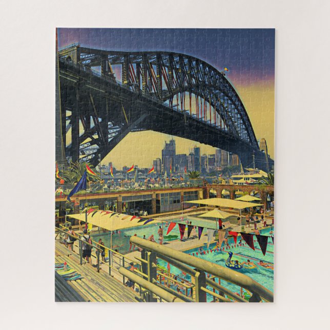 Sydney Harbour Bridge photography Jigsaw Puzzle (Vertical)