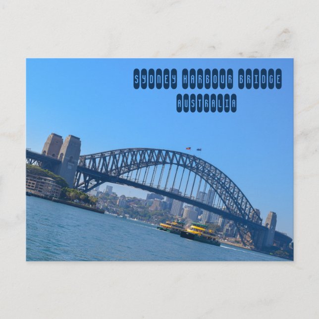 Sydney Harbour Bridge  Postcard (Front)