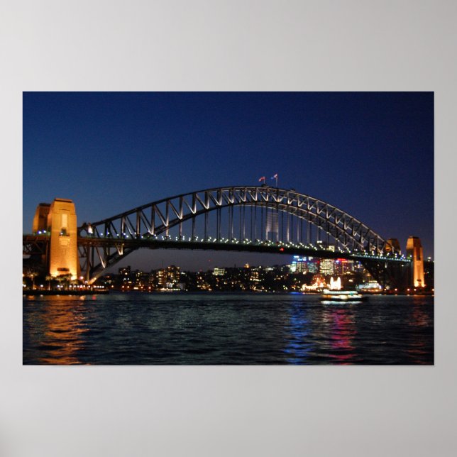 Sydney Harbour Bridge Poster (Front)