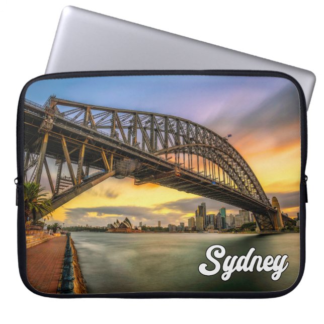 Sydney Harbour Bridge, Sydney, Australia Laptop Sleeve (Front)