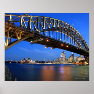 Sydney Harbour Bridge, Sydney Opera House and Poster