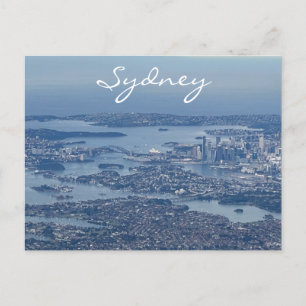 Sydney Harbour by Air, Australia, Panorama Photo Postcard