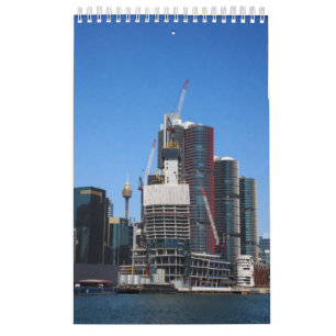 Sydney Harbour Cityscape Painterly  Calendar
