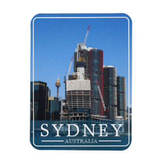 Sydney Harbour Cityscape Painterly Magnet