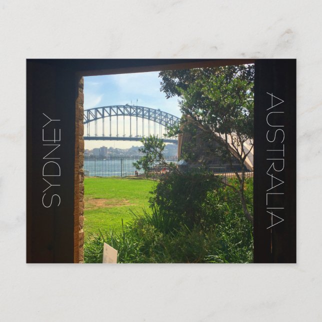 sydney harbour doorway postcard (Front)