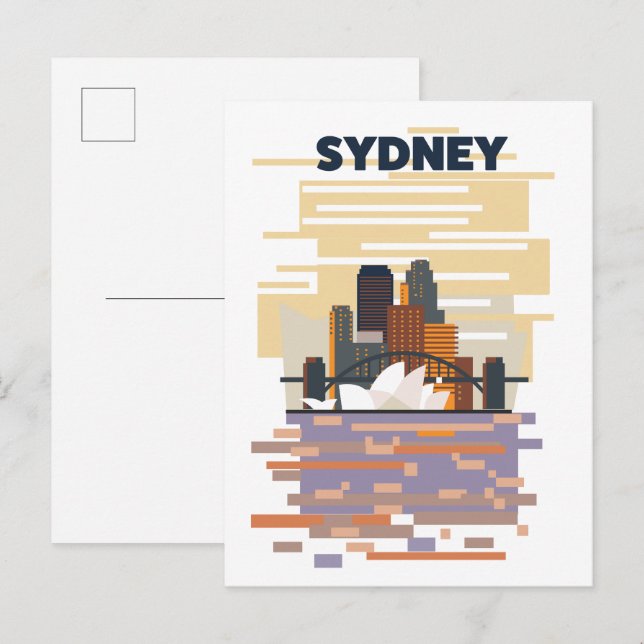 Sydney Harbour Invitation Postcard (Front/Back)