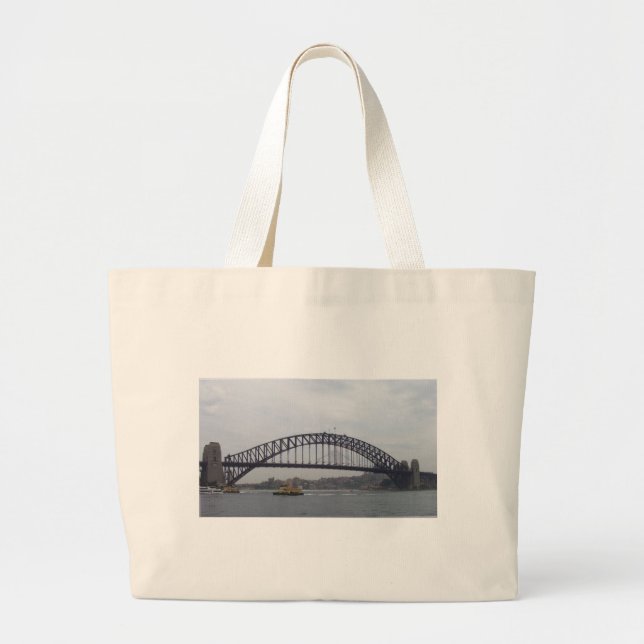 Sydney Harbour Large Tote Bag (Front)