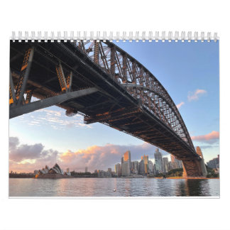 Sydney harbour morning calendar