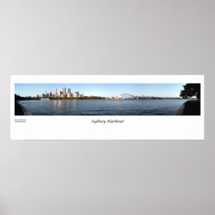 Sydney Harbour Panorama Poster
