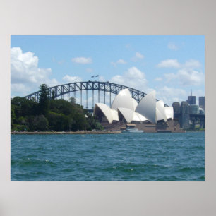 sydney harbour poster