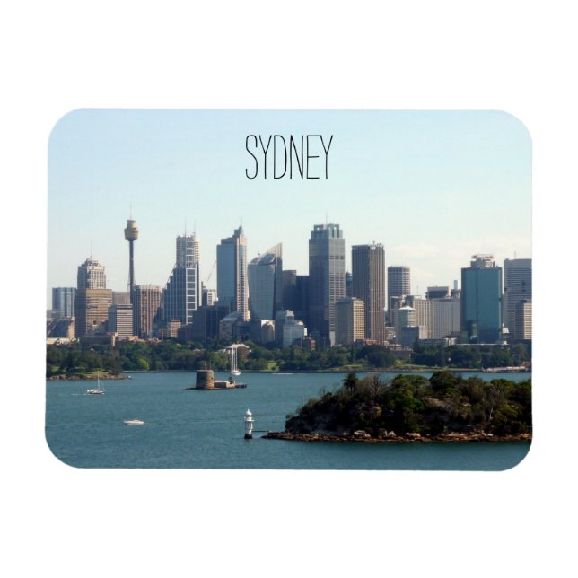 sydney harbour skyline magnet (Horizontal)