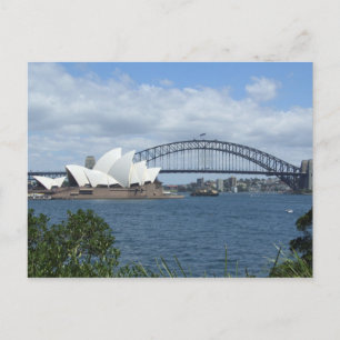 Sydney Harbour Skyline Postcard