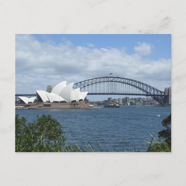 Sydney Harbour Skyline Postcard (Front)