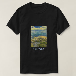 Sydney Harbour skyline travel art T-Shirt