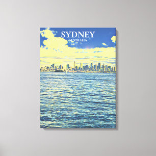 Sydney Harbour skyline Travel print