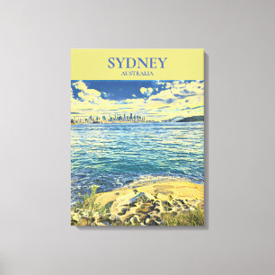 Sydney Harbour skyline Travel print