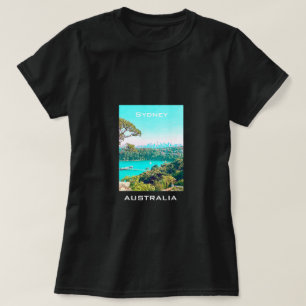 Sydney Harbour Skyline view Mosman T-Shirt
