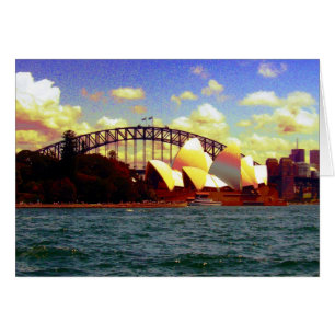 sydney harbour stylised