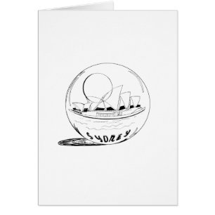 Sydney in a glass globe