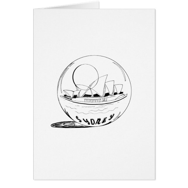 Sydney in a glass globe (Front)