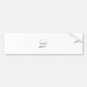 Sydney in a glass globe bumper sticker