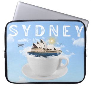 Sydney in a Teacup - Opera House Design Laptop Sleeve