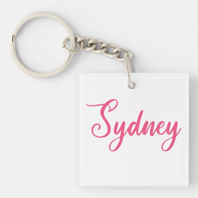 sydney        key ring (Front)
