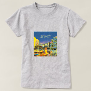 Sydney Luna Park fun fair travel art T-Shirt
