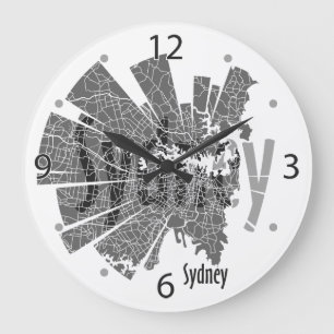 Sydney Map Clock