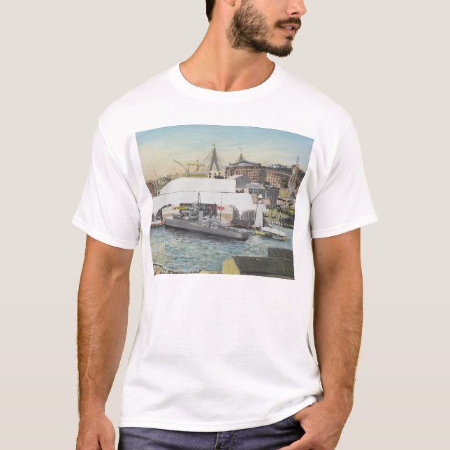 Sydney Maritime Museum from Hotel Balcony. 1998 T-Shirt (Front)