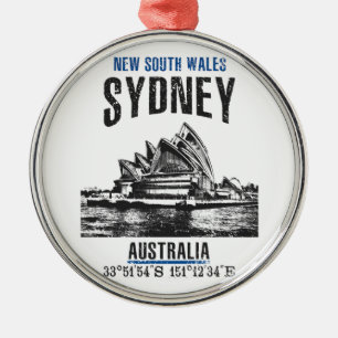 Sydney Metal Tree Decoration