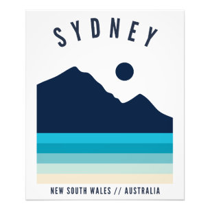 Sydney New South Wales Australia Retro Vintage Photo Print