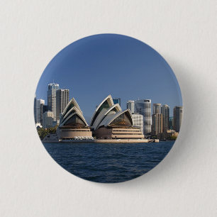 Sydney Opera House 6 Cm Round Badge
