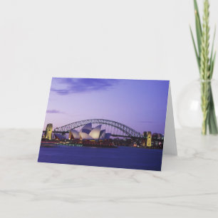 Sydney Opera House and Harbour, New South 2 Card