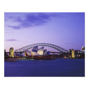 Sydney Opera House and Harbour, New South 2 Photo Print