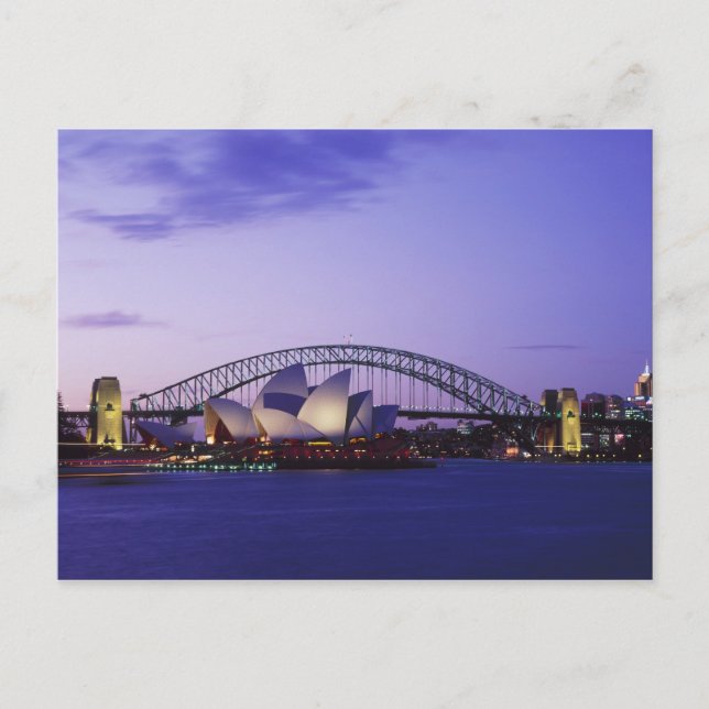 Sydney Opera House and Harbour, New South 2 Postcard (Front)
