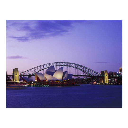 Sydney Opera House and Harbour, New South 2 Postcard