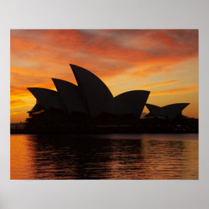 Sydney Opera House at Dawn, Sydney, New South Poster