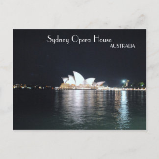 Sydney Opera House at night Postcard