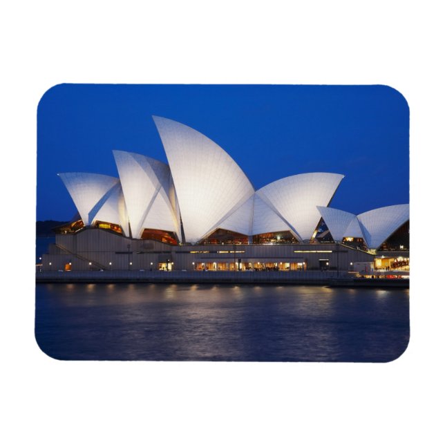 Sydney Opera House at Night, Sydney, New South Magnet (Horizontal)
