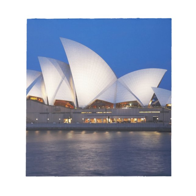 Sydney Opera House at Night, Sydney, New South Notepad (Front)
