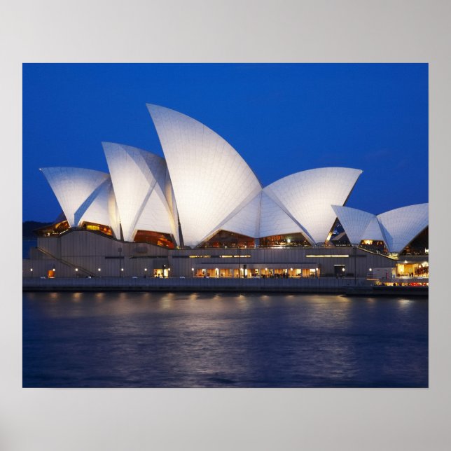 Sydney Opera House at Night, Sydney, New South Poster (Front)