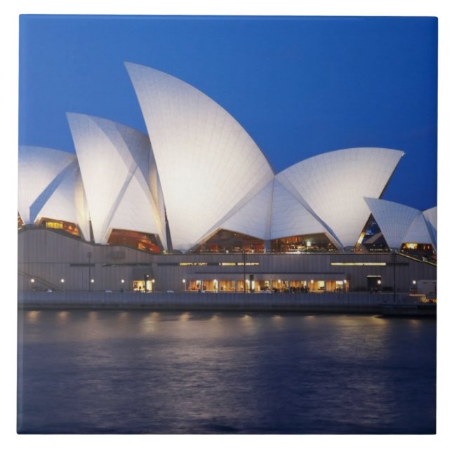 Sydney Opera House at Night, Sydney, New South Tile (Front)